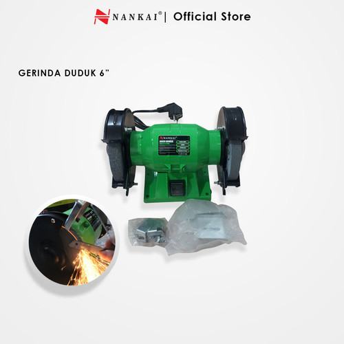 [EZM.8700934] Nankai Mesin Gerinda / Gurinda Duduk / Bench Grinder 6"