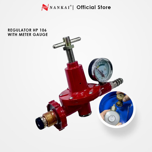 [EZM.8700952] Nankai Regulator High Pressure HP 106 + Meter