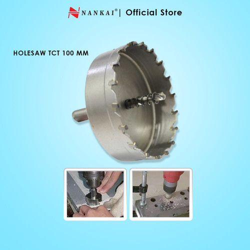 [EZM.8701066] Nankai Mata Bor Holesaw Baja TCT 100 mm