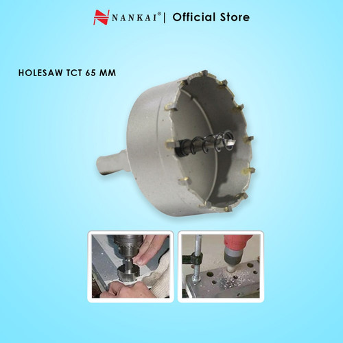 [EZM.8701070] Nankai Mata Bor Holesaw Baja TCT 65 mm