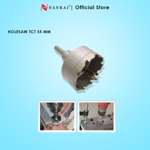 [EZM.8701071] Nankai Mata Bor Holesaw Baja TCT 55 mm