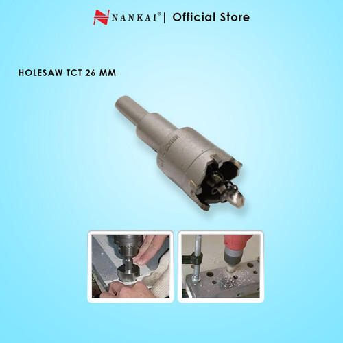 [EZM.8701090] Nankai Mata Bor Holesaw Baja TCT 26 mm
