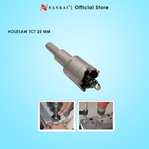 [EZM.8701091] Nankai Mata Bor Holesaw Baja TCT 25 mm