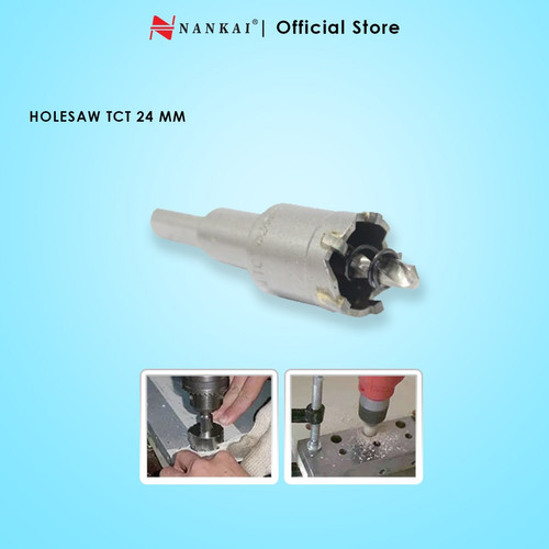 [EZM.8701092] Nankai Mata Bor Holesaw Baja TCT 24 mm
