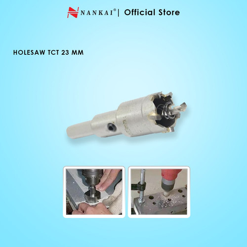 [EZM.8701430] Nankai Mata Bor Holesaw Baja TCT 23 mm