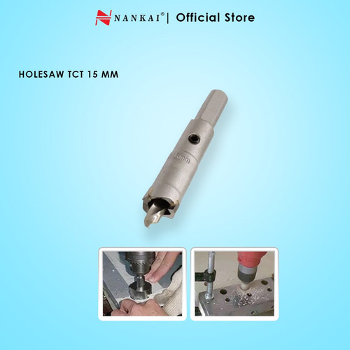 [EZM.8701098] Nankai Mata Bor Holesaw Baja TCT 15 mm