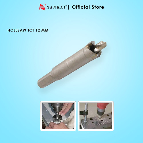 [EZM.8701100] Nankai Mata Bor Holesaw Baja TCT 12 mm