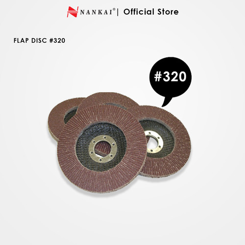 [EZM.8701146] Nankai Amplas Susun Flap Disc #320