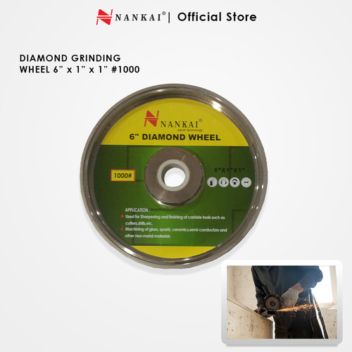 [EZM.8701148] Nankai Batu Poles Akik Diamond Wheel 6" #1000