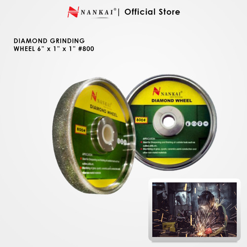 [EZM.8701149] Nankai Batu Poles Akik Diamond Wheel 6" #800