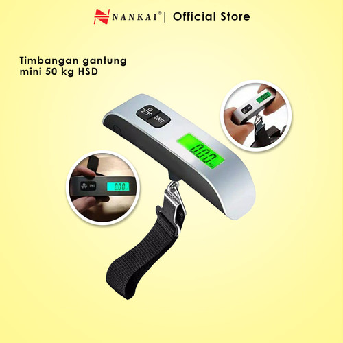[EZM.8701171] Nankai Timbangan Gantung Mini Digital HSD 50kg