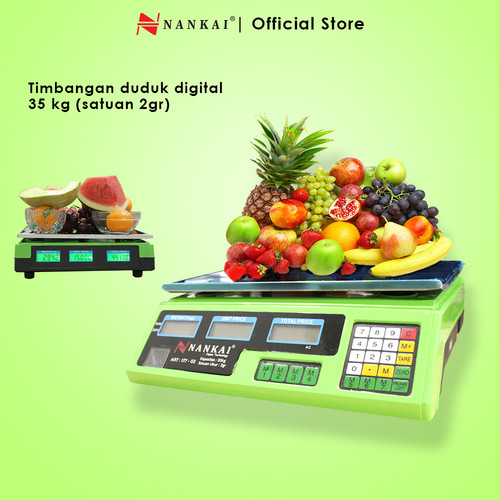 [EZM.8701173] Nankai Timbangan Duduk Digital 35kg