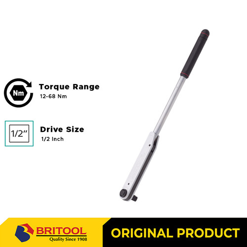 [EZM.1210006] Britool Torque Wrench / Kunci Torsi 1/2" 12 - 68 Nm EVT600AEX