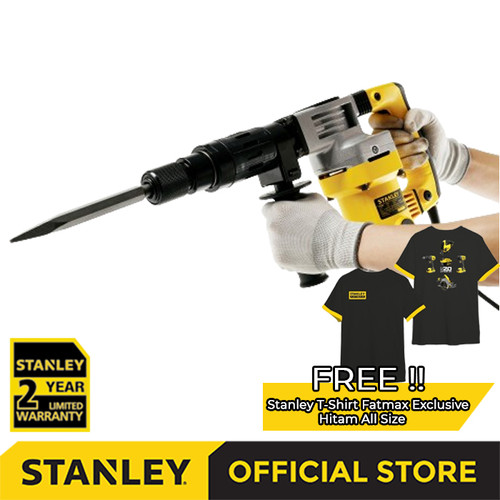 [EZM.1210018] Stanley Demolition Hammer / Bor Bobok Beton 17mm 1010Watt STHM5KHV