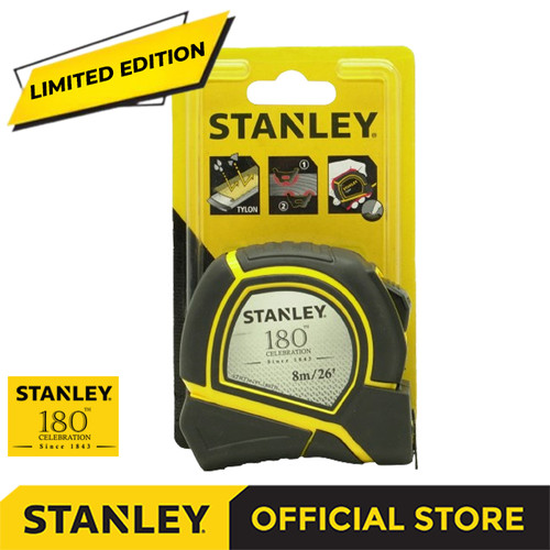 [EZM.1210021] Stanley 180th Tylon Tape Rules / Meteran Manual 8M STHT36195-180TH