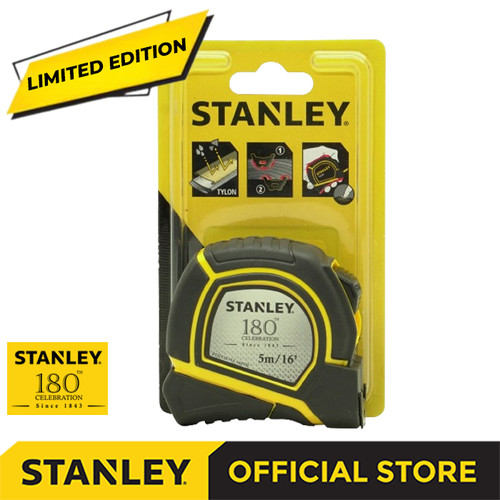 [EZM.1210022] Stanley 180th Tylon Tape Rules / Meteran Manual 5M STHT36194-180TH
