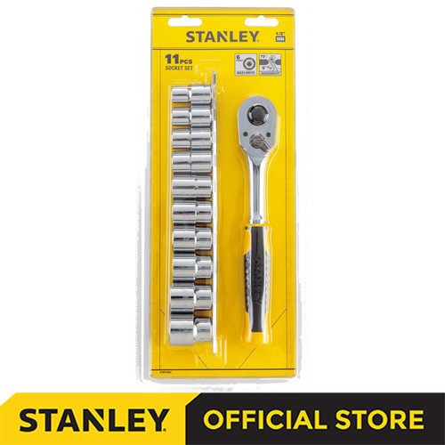 [EZM.1210039] Stanley Socket Metric Set SQ 1/2" 6pts 11pcs STMT45501