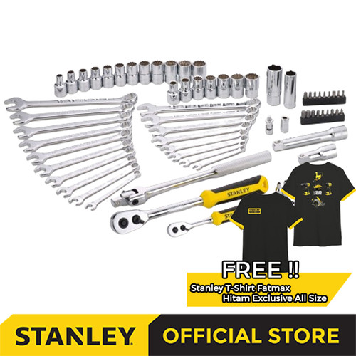 [EZM.1210041] Stanley Mechanical Tool & Wrench Set 79 pcs STMT82780-LA