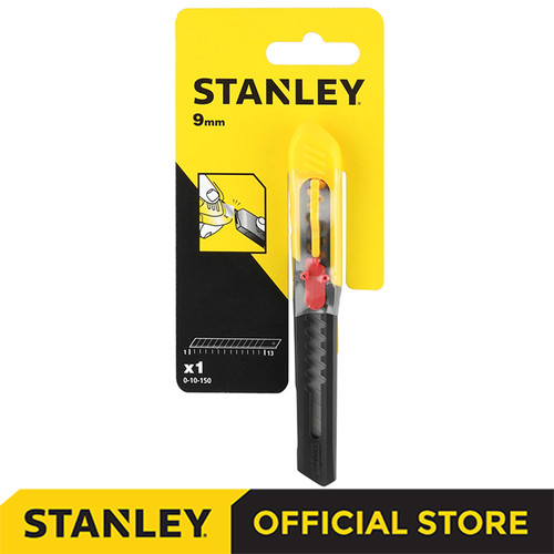 [EZM.1210075] Stanley Quick Point Snap Off Knife / Pisau Cutter 9mm 0-10-150
