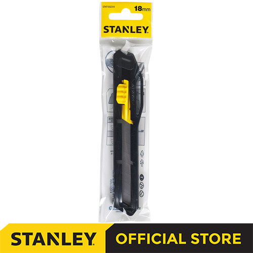 [EZM.1210085] Stanley All Plastic Knife / Pisau Cutter Plastik 18mm STHT10323-8