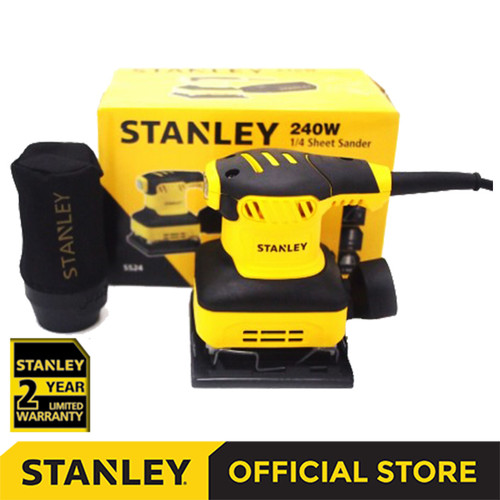 [EZM.1210128] Stanley 1/4 Sheet Palm Sander / Mesin Amplas Listrik 240W SS24