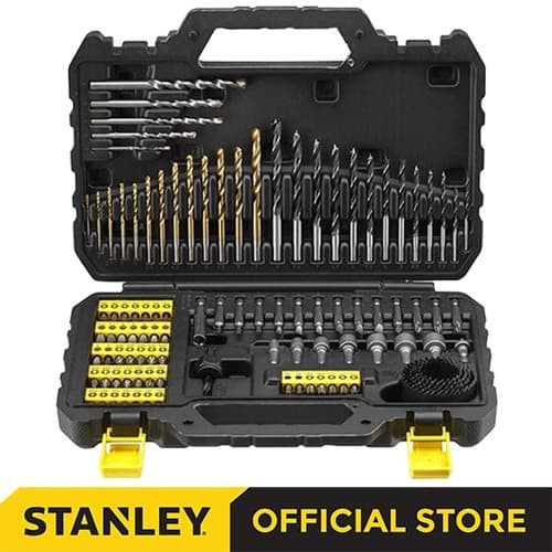 [EZM.1210134] Stanley Drill&Screwdriving Set / Mata Bor&Obeng Set 100Pcs STA88548-XJ