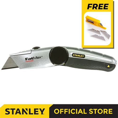 [EZM.1210138] Stanley FatMax Locking Utility Knife / Pisau Cutter 10" 10-777-22
