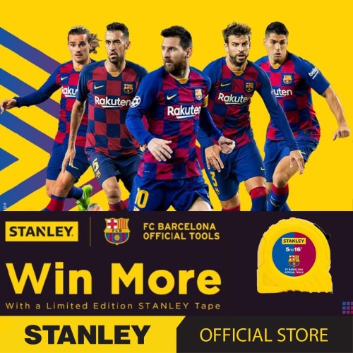 [EZM.1210149] Stanley Global Measuring Tape Vs Barcelona / Meteran 5M STHT30496-30L