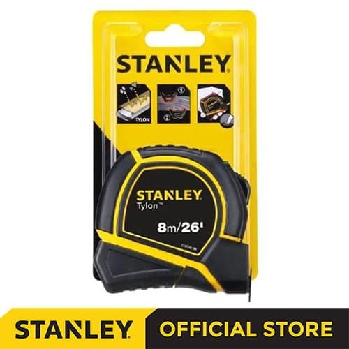 [EZM.1210167] Stanley Tylon Tape Rules / Meteran Manual 8M STHT36195