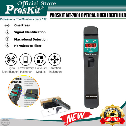 [EZM.1220045] Proskit MT-7901 Identifikasi Sinyal Optical Fiber Identifier Original