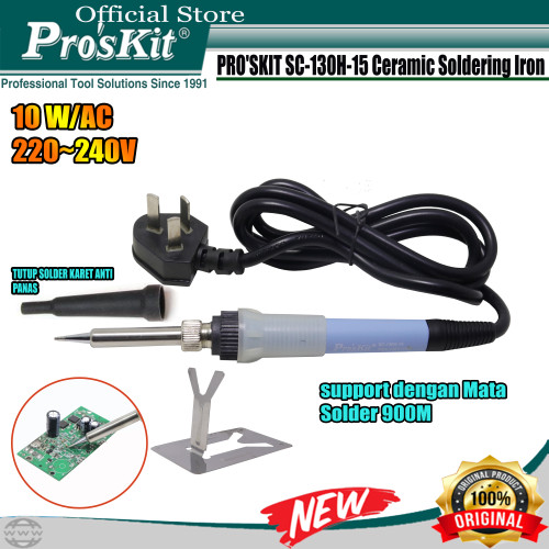 [EZM.1220059] Solder Tangan Listrik Proskit SC-130H-15 10W Mata Soldering Iron 900M