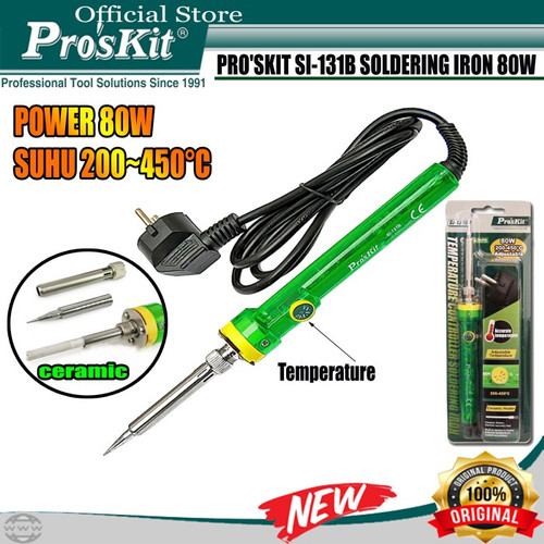 [EZM.1220294] PROSKIT SI-131B Solder Tangan Listrik 80W Temperatur Soldering IRON OR