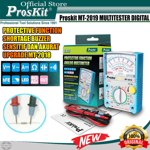 [EZM.1220082] Proskit Multitester Analog Protective Multifungsi MT-2019 Multimeter