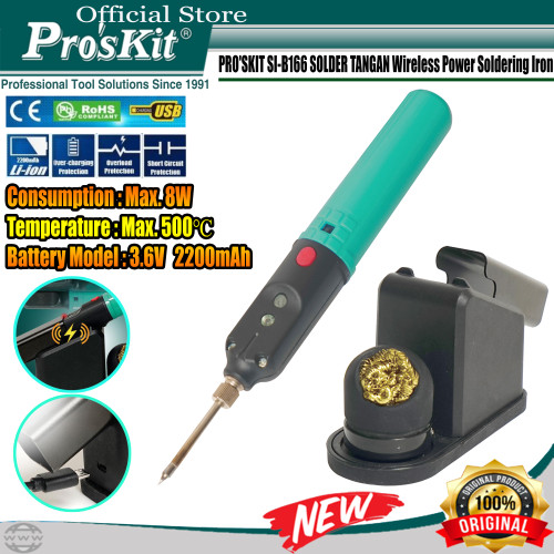 [EZM.1220308] SOLDER TANGAN PRO'SKIT SI-B166 WIRELESS ORIGINAL