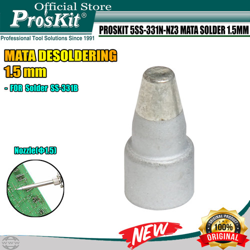 [EZM.1220315] MATA SOLDER STATION PRO'SKIT 5SS-331N-NZ3 1.5MM UNTUK SS-331B ORIGINAL