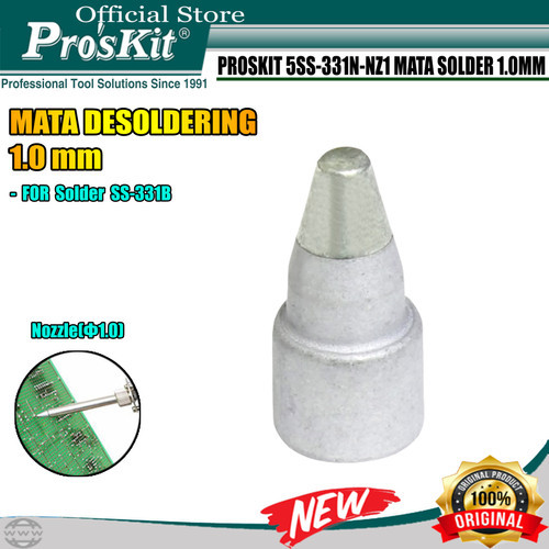 [EZM.1220115] MATA SOLDER STATION PRO'SKIT 5SS-331N-NZ1 1.0MM UNTUK SS-331B ORIGINAL