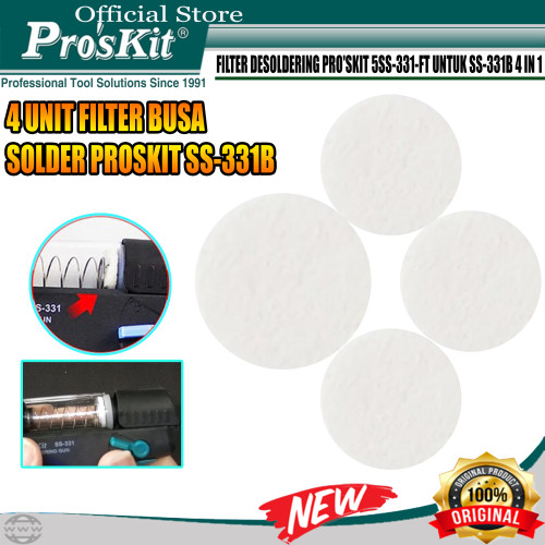 [EZM.1220117] FILTER SOLDER PRO'SKIT 5SS-331-FT UNTUK SS-331B 4 IN 1 ORIGINAL