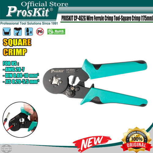 [EZM.1220120] TANG CRIMPING PRO'SKIT CP-462G KAWAT PERSEGI ORIGINAL