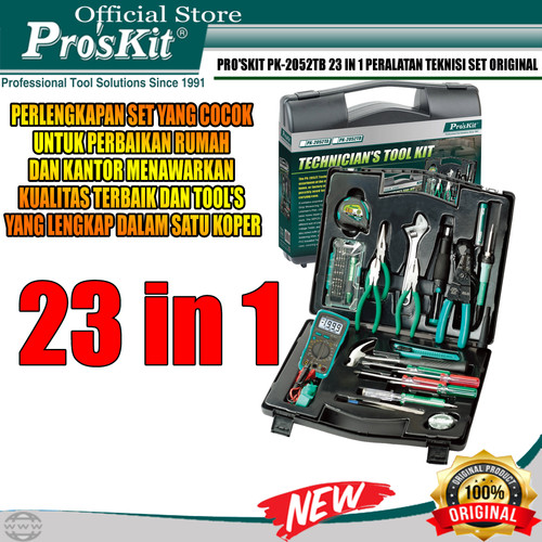 [EZM.1220332] Electrical tool kit Set Proskit PK-2052TB 23 IN1 Electronic Toolkit OR