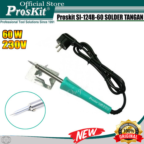 [EZM.1220145] PROSKIT Solder Tangan PRO'SKIT SI-124B-60 60W ORIGINAL
