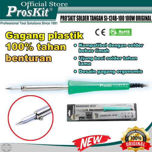 [EZM.1220146] Proskit Solder Tangan 100W - Solder Listrik PRO'SKIT SI-124B-100 ORI