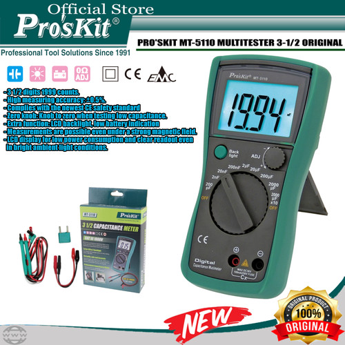 [EZM.1220382] PROSKIT Multitester PRO'SKIT MT-5110 3-1/2 ORIGINAL