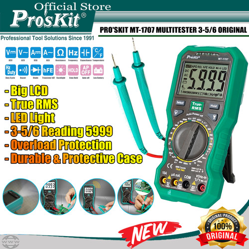 [EZM.1220387] PROSKIT Multitester PRO'SKIT MT-1707 3-5/6 ORIGINAL