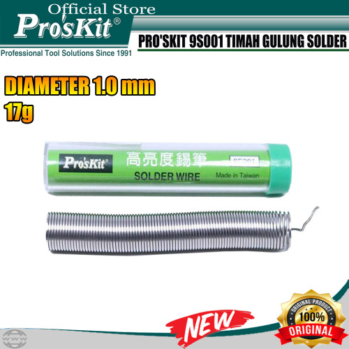 [EZM.1220235] Timah Gulung PRO'SKIT 9S001 1.0MM 17G 3M ORIGINAL