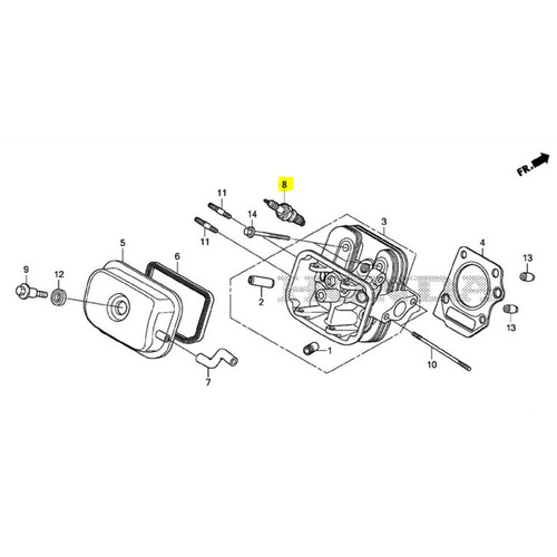 [EZM.2400861] HONDA EP 1000 SPARK PLUG LR4CE NGK