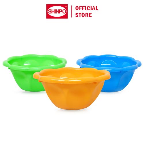 [EZM.6500084] SHINPO Baskom Plastik Diameter 20 CM Wadah Penyimpanan Makanan Hikari Basin BPA Free SPO-SIP-233M