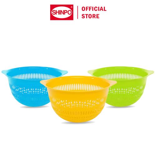 [EZM.6500089] SHINPO Bakul / Wakul Plastik Diameter 25 CM BPA Free Model Bulat Fuji Round Basket Strainer SPO-SIP-241M