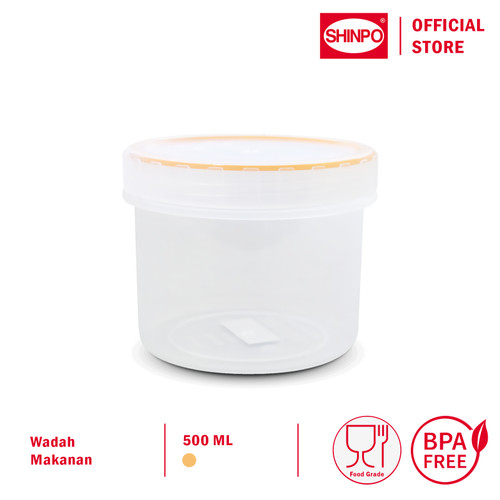 [EZM.6500105] SHINPO Toples Plastik Ukuran M 500 ML Tempat Cemilan SPO-SIP-351M