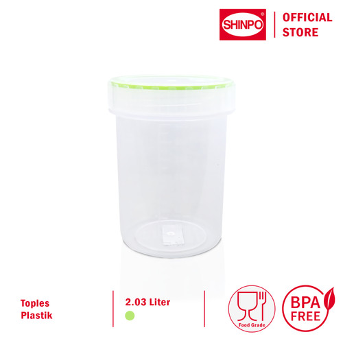 [EZM.6500294] SHINPO Toples Plastik Ukuran XL 2.03 L Tempat Cemilan SPO-SIP-352XL