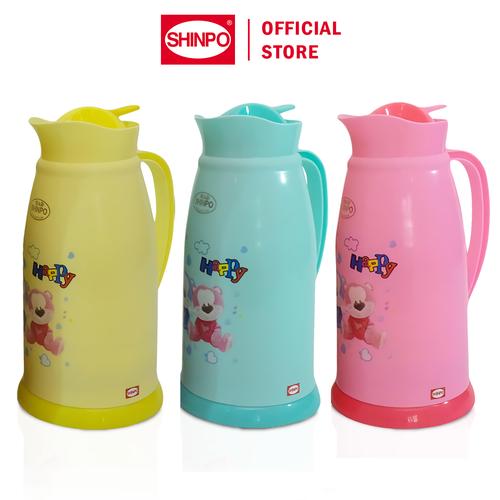 [EZM.6500117] SHINPO Termos Air Panas & Dingin 1.3 Liter Thermos Higuchi Vacuum Flask With Super Seal SPO-SIP-463 gelas kaca